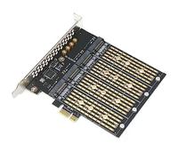 Agwuoetr 1 Set PCI-E X1 to 4 Bit M.2 B-Key SSD to PCIE NGFF SATA Adapter Card Expansion Card PCI-E Riser Card Multifunction Portable