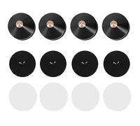 Agwuoetr 1 Sets Speaker Loudspeaker Spikes Stand Feets Audio Speaker Repair Parts Turntable DIY Speaker Stand Shock Pin Nails and Pads Accessories