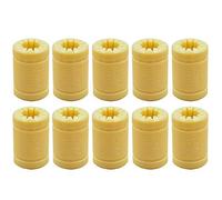 Agwuoetr 10 LM8UU 3D Printer Solid Polymer Bearing 8 mm Shafts for Mendel 3D Printer Parts