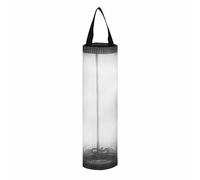 Agwuoetr 10 Piece Household Grocery Bag Holder Wall Mount Storage Dispenser Hanging Bag Black