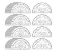 Agwuoetr 100 Pack Plastic Protractors Bulk Math Protractors Set 180 Degrees Student Math Clear Protractor Set Angle Measurement 4 Inches