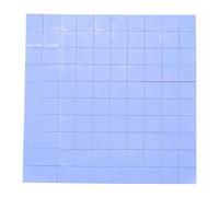 Agwuoetr 100x 10x10x1mm silicone thermal pad for conductive heat sink Insulation Pate, Blue