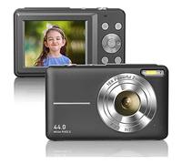 Agwuoetr 1080P Full HD Digital Camera 44MP Compact Camera 2.4 Inch LCD Screen 16X Digital Zoom Camera Mini Video Camera