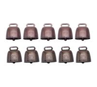 Agwuoetr 10PCS Cow Horse Sheep Grazing Small Brass Bells,Cowbell Retro Bell for Horse Sheep Grazing Copper,Cow Bells Noise Maker