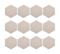 Agwuoetr 12 PACK Acoustic Foam,Self-Adhesive Sound Proof Panels,for Sound Insulation &Acoustic Treatment(Shallow Camel)