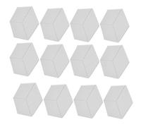 Agwuoetr 12 PACK Acoustic Foam,Self-Adhesive Sound Proof Panels,for Sound Insulation &Acoustic Treatment(White)