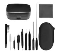 Agwuoetr 12 Pieces Hearing Aid Cleaning Brush Kits Tools with Wax Loop and Magnet Suitable for Earbuds,Headphones Cleaner