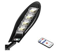 Agwuoetr 168LED Solar Street Light Built-in 3000MAH Outdoor Waterproof LED Upgraded for Garden Wall