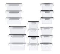 Agwuoetr 16Pack Airtight Food Storage Containers with Lids (16 Containers and 16 Lids) Plastic