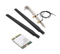 Agwuoetr 1730Mbps for Dual Band Wireless AC 9560 Desktop Kit Bluetooth 5.0 802.11Ac M.2 CNVI 9560NGW Wifi Card with Antenna