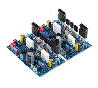 Agwuoetr 1Pair Power Amplifier Board 100Wx2 Amplificador IRF240 FET Class A Power Amplifier Audio Board Amp for Home Sound