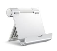 Agwuoetr 1Pcs for All Phone and Pad Adjustable Desktop Tablet Table Cell Phone Stand Portable Desk Mobile Phone Holder Stand Mobile Phone Holder Silver