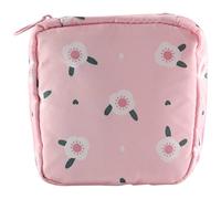 Agwuoetr 1PCS Mini Makeup Bags Zipper Girl Sanitary Pad Bag Card Holder Coin Purse Cosmetics Headphone Case Sanitary Pouch Pink