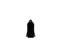 Agwuoetr 1Ply Black Bell Shape 3 Holes Guitar Truss Rod Cover For Acoustic Electric Guitar Bass Replacement