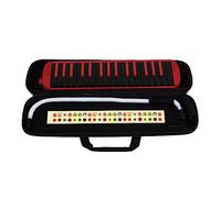 Agwuoetr 1Set 32-Key Play Harmonica EVA Piano Bag Piano Box Beginner Adult Teaching Musical Instrument Red and Black