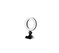 Agwuoetr 1Set for Laptop Computer Desktop Ring Lamp Video Conference Lighting with Tripod Phone Holder Clip on ABS