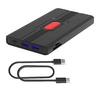 Agwuoetr 1Set HDD SSD Hard Drive Enclosure Multifunctional USB3.0 Type-C for TF SD Card Hard Drive Enclosure