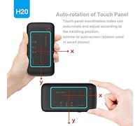 Agwuoetr 2.4GHz Wireless Keyboard Touchpad Keyboard Backlight Air Mouse Remote Controller Touchpad Replacement Keyboard for Android Tv Box