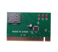 Agwuoetr 2 - Bit Pci Motherboard Fault Test Card Desktop Computer Detection Card Pci Motherboard Tester Diagnostic Display