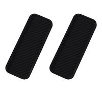 Agwuoetr 2 Pack Kitchen Sink Organizer Tray Black Sink Organizer Tray Silicone Sink Organizer Tray Sponge Holder for Kitchen Sink Bathroom Tray Sponge Silicone Soap Holder