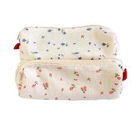 Agwuoetr 2 Packs Ins Self-Made Simple Small Pen Bag Stationery Storage Bag Stationery Storage Bag Cotton