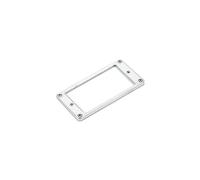 Agwuoetr 2 Pcs Humbucker Pickup Ring Metal Curved Bottom Frame For Electric Guitar Parts Accessories
