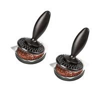 Agwuoetr 2 PCS Reversible Meat Tenderizer And Pounder Dual Sided Meat Tenderizer Hamburger Patty Maker