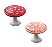 Agwuoetr 2 Piece 26 Holes Mushroom Earring Holder Resin Display Rack Jewerlry Stand Organizer