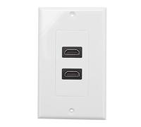 Agwuoetr 2-Ports Wall Face Plate Panel Outlet 1080p Cover Coupler Socket HOT