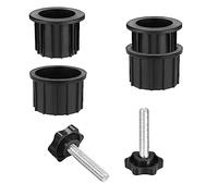 Agwuoetr 2 Sets Outdoor Patio Umbrella Base Stand Replacement Parts Umbrella Base Bracket Hole Ring Plug Cover and Cap