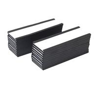 Agwuoetr 20 Packs C Channel White Paper Cards Protective Film Strong Magnet Mess Free Removable 4X1.57Inch