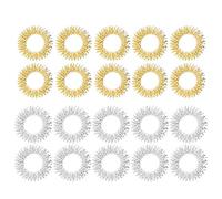 Agwuoetr 20 Pieces Sensory Finger Rings, Finger Ring/Acupressure Ring Set Silent Stress Reducer and Massager