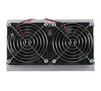 Agwuoetr 200 x 118 x 95mm 120W Thermoelectric Peltier Refrigeration Semiconductor Cooling System Kit Double Fan