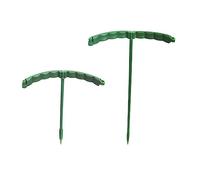 Agwuoetr 20PCS Green Plant Support Stake Plastic Plant Support Stake Greenhouse Arrangement Semicircle Fixed Rod Indoor Flower Plant Vine Climbing Bracket