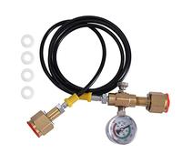 Agwuoetr 250Bar Gauge W21.8-14 CO2 Refilling Station Charging Adapter Charging Valve Connector to Small Welding Tanks