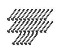 Agwuoetr 25Pcs 6-32x30mm Lengthened Roundhead Mount Screw Cooler Radiator Water Screw for PC Case Video Card