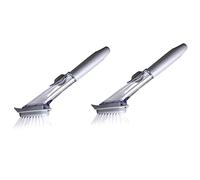 Agwuoetr 2Pcs Dish Brush Dish Scrubber Kitchen Dish Scrub Brush with Handle Dish Cleaning Brush Dish Wand for Dishes/Pots - Grey