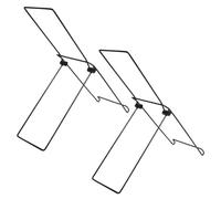 Agwuoetr 2pcs Garden Solar Panel Stand Solar Panel Holder Steel Panel Mobile Rack Foldable Solar Panel Support Bracket