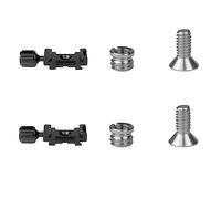 Agwuoetr 2Pcs/Set Quick Release Plate Holder Head Plate Stabilizer Expansion Conversion Clip Universal Black for SLR Photography