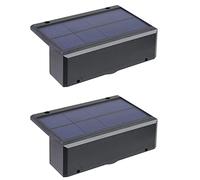 Agwuoetr 2PCS Solar Wall Light Sunlight Garden Fence Lamp Up and Down Courtyard Street Wall Lamp Waterproof