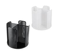 Agwuoetr 2Piece Rotatable Cup and Lid Organizer Coffee Cup Dispenser with 4 Compartments for Countertop