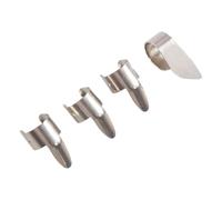Agwuoetr 3 Metal Finger Picks + 1 Thumb Pick Set Guitar Fingerpicks For Guitar Dobro Banjo,etc.