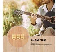 Agwuoetr 3 Pcs Guitar Picks Electric Acoustic Guitar Ukulele Index Finger Picks Pick Guitar Stringed Instrument Part Accessories M