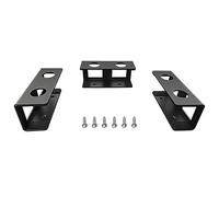 Agwuoetr 3 Pieces of Off-Stage Laptop Bracket, Under-Table Bracket is Suitable for Laptop, Under-Table Laptop Tray Easy Install Easy to Use Black