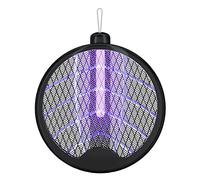 Agwuoetr 3000V Electric Mosquito Swatter Home Mosquito Swatter with Lamp USB Rechargeable Foldable Bug Zapper Summer Fly Swatter