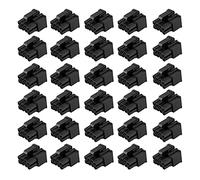 Agwuoetr 30Pcs 4.2mm 6+2 Pin 8P 8PIN Male Power Connector Plastic Shell for PC Computer ATX Graphics Card GPU,Black