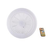 Agwuoetr 30W Ceiling Fan with Integrated Lights E27 Remote Ceiling Lighting Bedroom Living Room Switch Control Home Lamp A