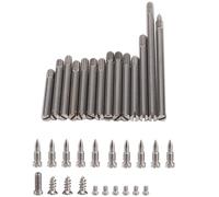 Agwuoetr 34Pcs/Set Clarinet Repair Parts Screws + Clarinet Shaft Rod Kit DIY Tool Woodwind Instrument Accessories