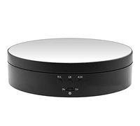 Agwuoetr 360 Degree Motorized Rotating Mirrored Display Stand Turntable Show Case for Show Jewelry Take Photo Backdrop Stand