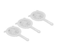 Agwuoetr 3Pcs 100/200/400 Mesh Nut Milk Mesh Strainer Nylon Mesh Filter Spoon for Soy Milk Coffee Strainers